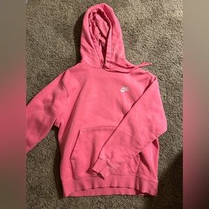 Pink Nike hoodie